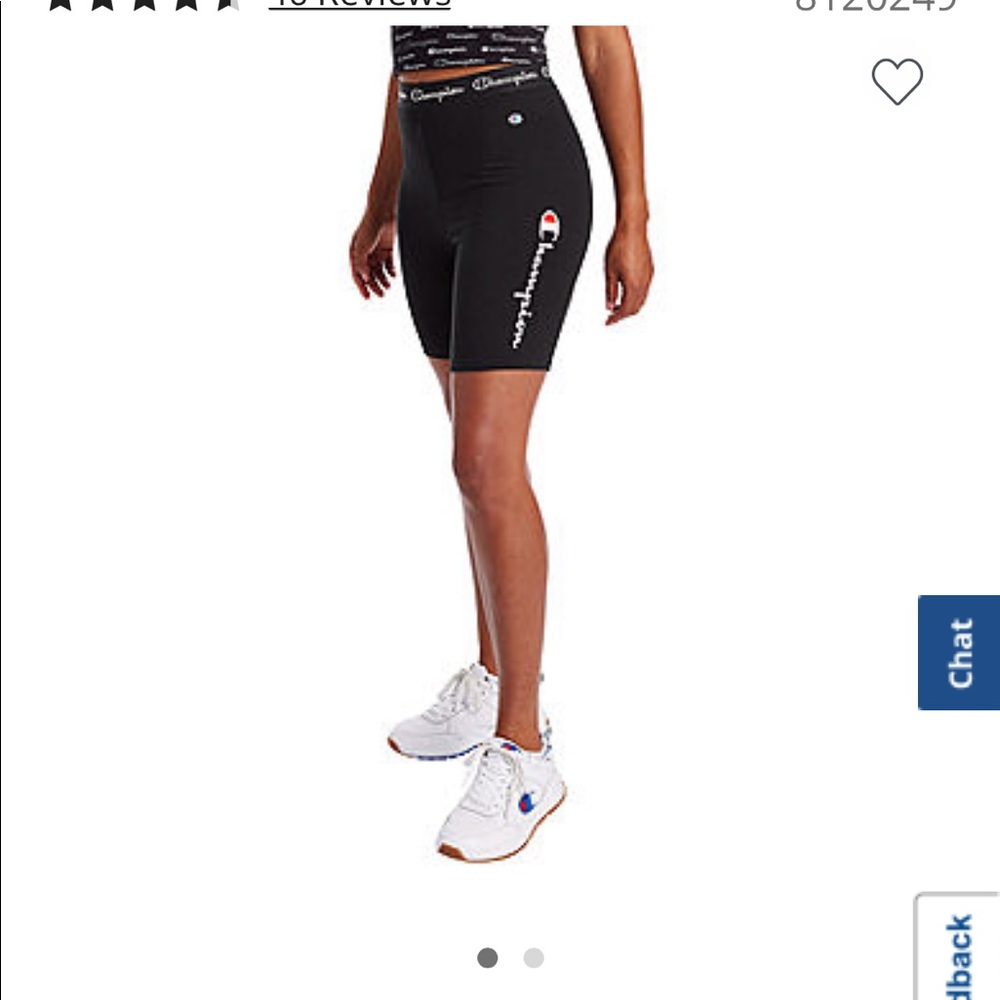 Black champion shorts with logo (no logo on waistband) size medium.